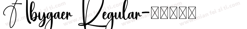Abygaer Regular字体转换